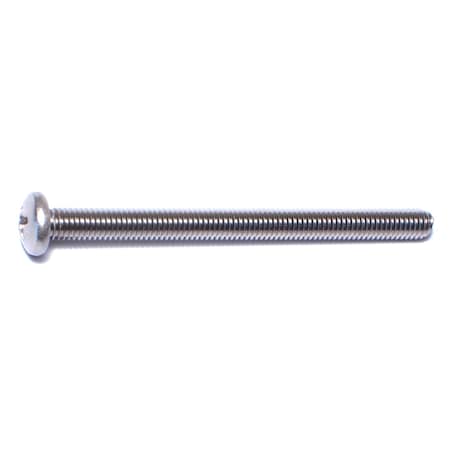 Midwest Fastener #10-32 x 2-1/2 in Phillips Pan Machine Screw, Plain 18-8 Stainless Steel, 50 PK 50686